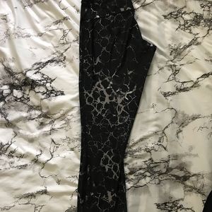 NIKE Dri Fit Legendary Cropped Leggings - Marble